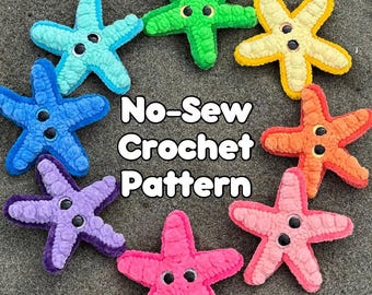 No-Sew Crochet Pattern: Sandy the Starfish (English)