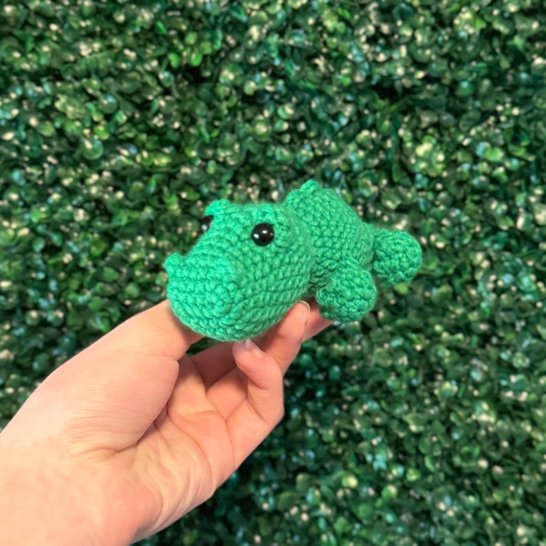 Modèle au crochet SANS COUTURE : Chompers the Crocodile/Alligator image 6