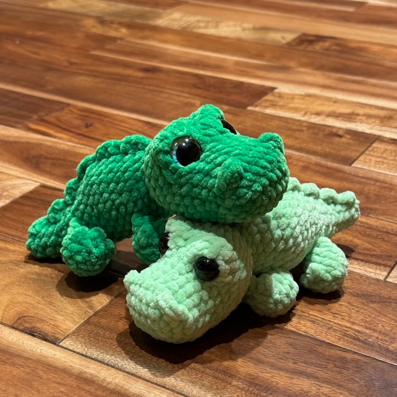 Modèle au crochet SANS COUTURE : Chompers the Crocodile/Alligator image 5
