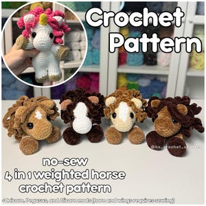 No-Sew Häkelanleitung: Henry the Horse (englisch)