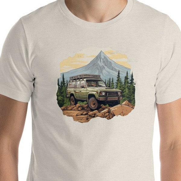 Classic J70 Land Cruiser Graphic T-Shirt - Off-Road Adventure Tee