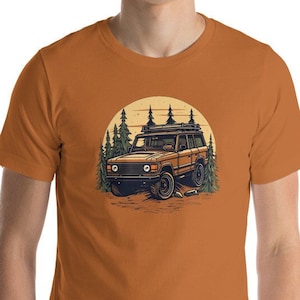 Vintage Range Rover Classic Graphic T-Shirt - Retro Car Enthusiast Gift - Off-Road Adventure Shirt