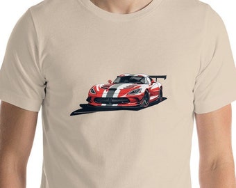 Camiseta gráfica Red Viper - Regalo para entusiastas de los coches