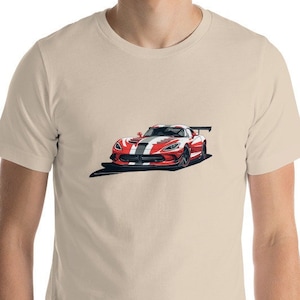Camiseta gráfica Red Viper - Regalo para entusiastas de los coches