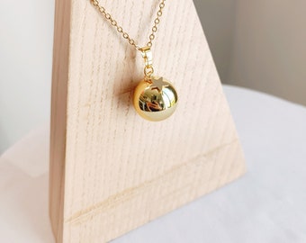 Pregnancy bola charms of your choice gold color