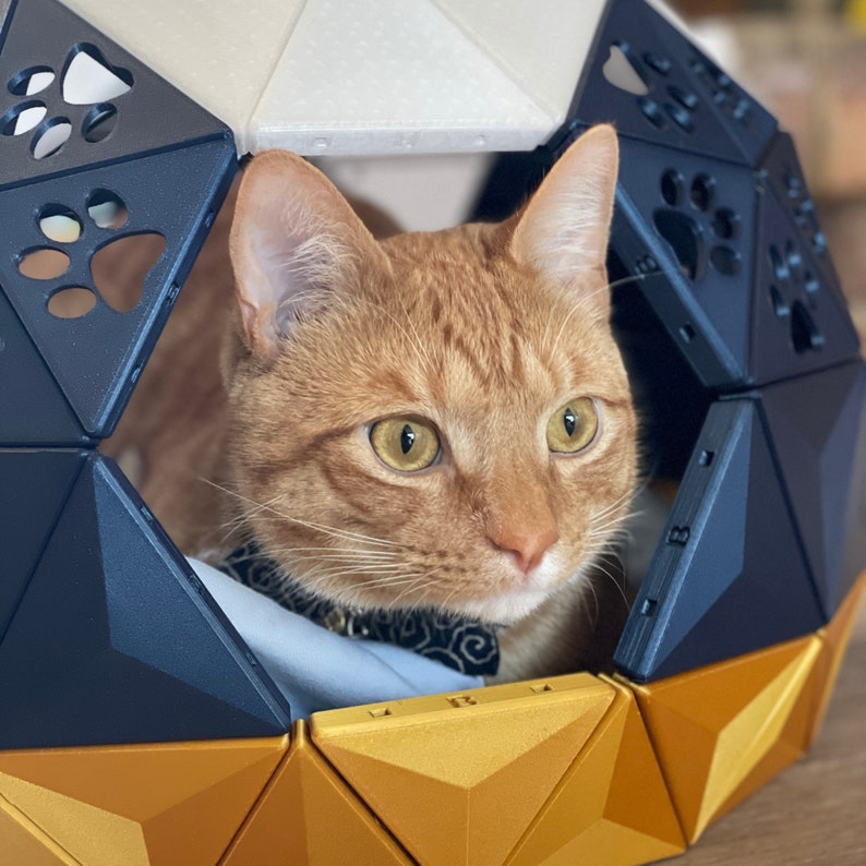 Cat House 3d Print cat Dome Cat Cave Pet Sleeping House Etsy