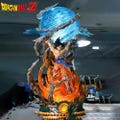 Goku Spirit Bomb LED Statue - Dragon Ball Z Genki Dama Action Figure - Anime Desk Lamp Decor - Battle Damaged Goku Collectible-Gift for Him product logo