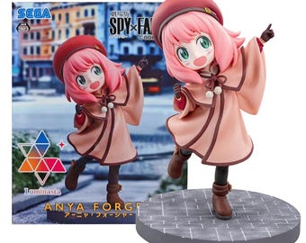 Anya Forger Nendoroid Figure, Spy x Family Collectible Toy, Chibi Anime Doll, Cute Cosplay Gift for Fans, Kids & Adults Display