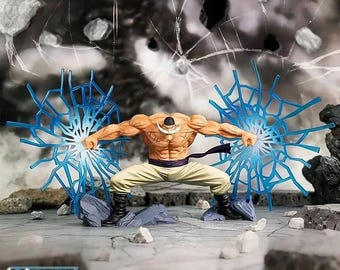 Edward Newgate Whitebeard Anime Figure - Gura Gura no Mi Quake Action Figurine - One Piece Collectible Statue - Manga Lover Gift Decor 22cm