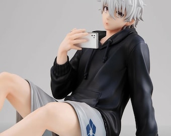 Blue Lock Nagi Seishiro Sitting Figure 9cm - PVC Anime Statue Collectible Desktop Decoration Model for Fans and Manga Enthusiasts Gift Idea