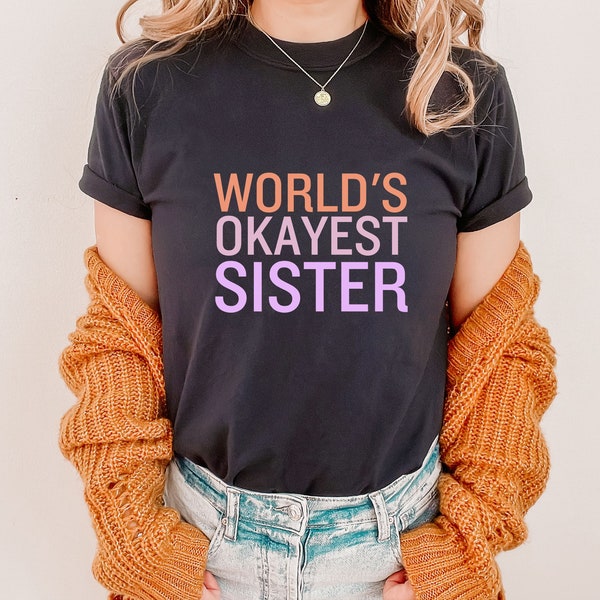 Funny Sister T Shirt Etsy