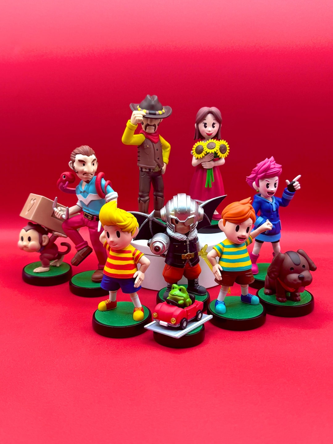 MOTHER 3をモチーフにしたレジン製フィギュアセット - カスタム3D