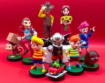 Set de figuras de resina inspiradas en MOTHER 3 - Coleccionables personalizados impresos en 3D de Nintendo
