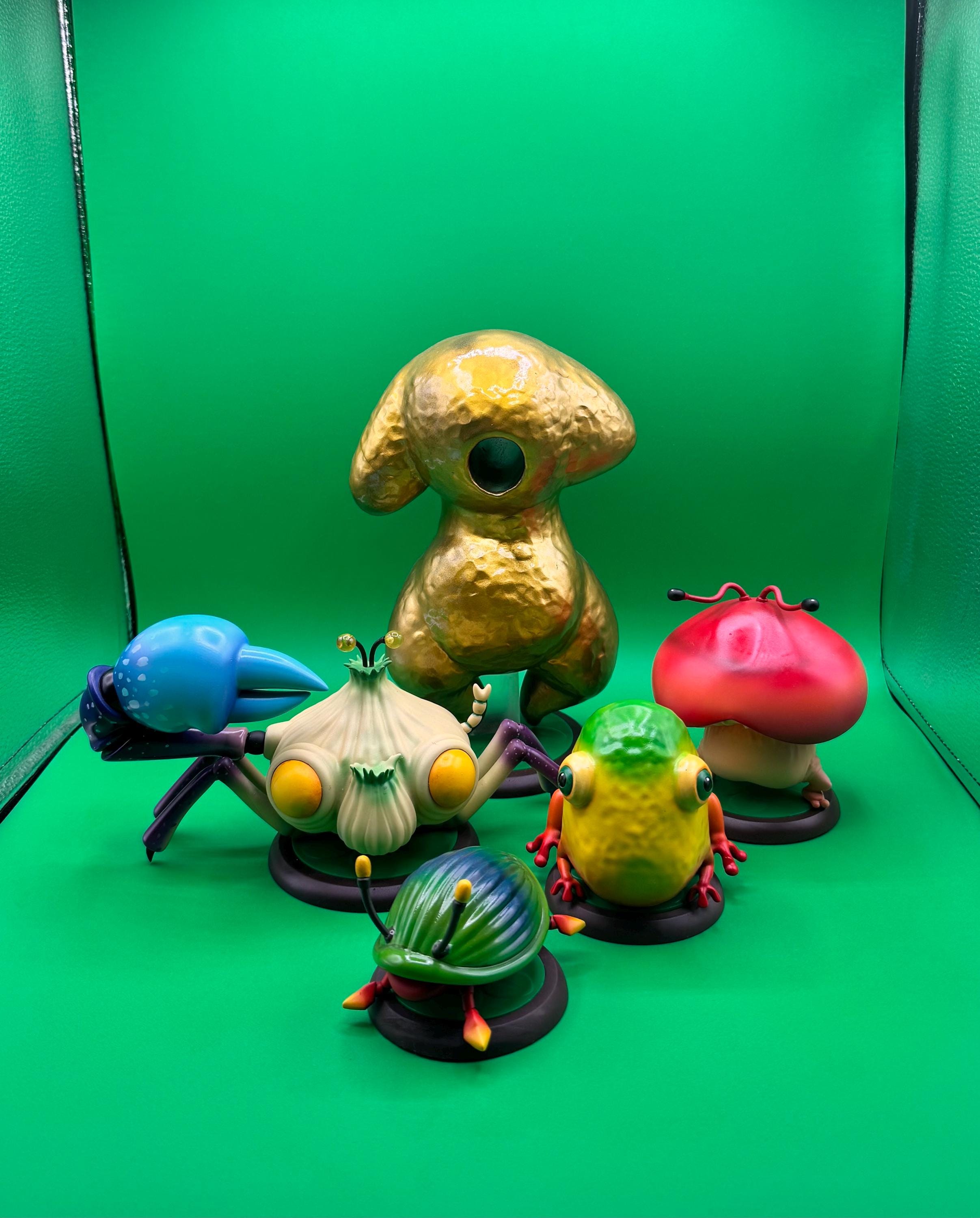 Pikmin Inspired Creatures Vol. 2 Custom Made Resin Print 3d Figure