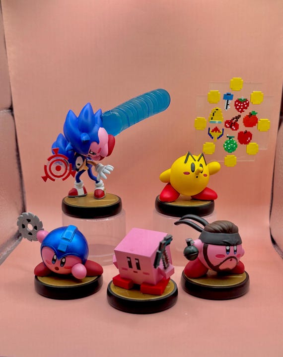 Kirby Super Smash Bros Copy Ability: Custom Resin 3D Figure (2in)