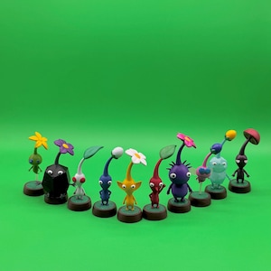 Pikmin inspired FULL BUNDLE custom made resin print 3d figure collectible Nintendo (2 in)