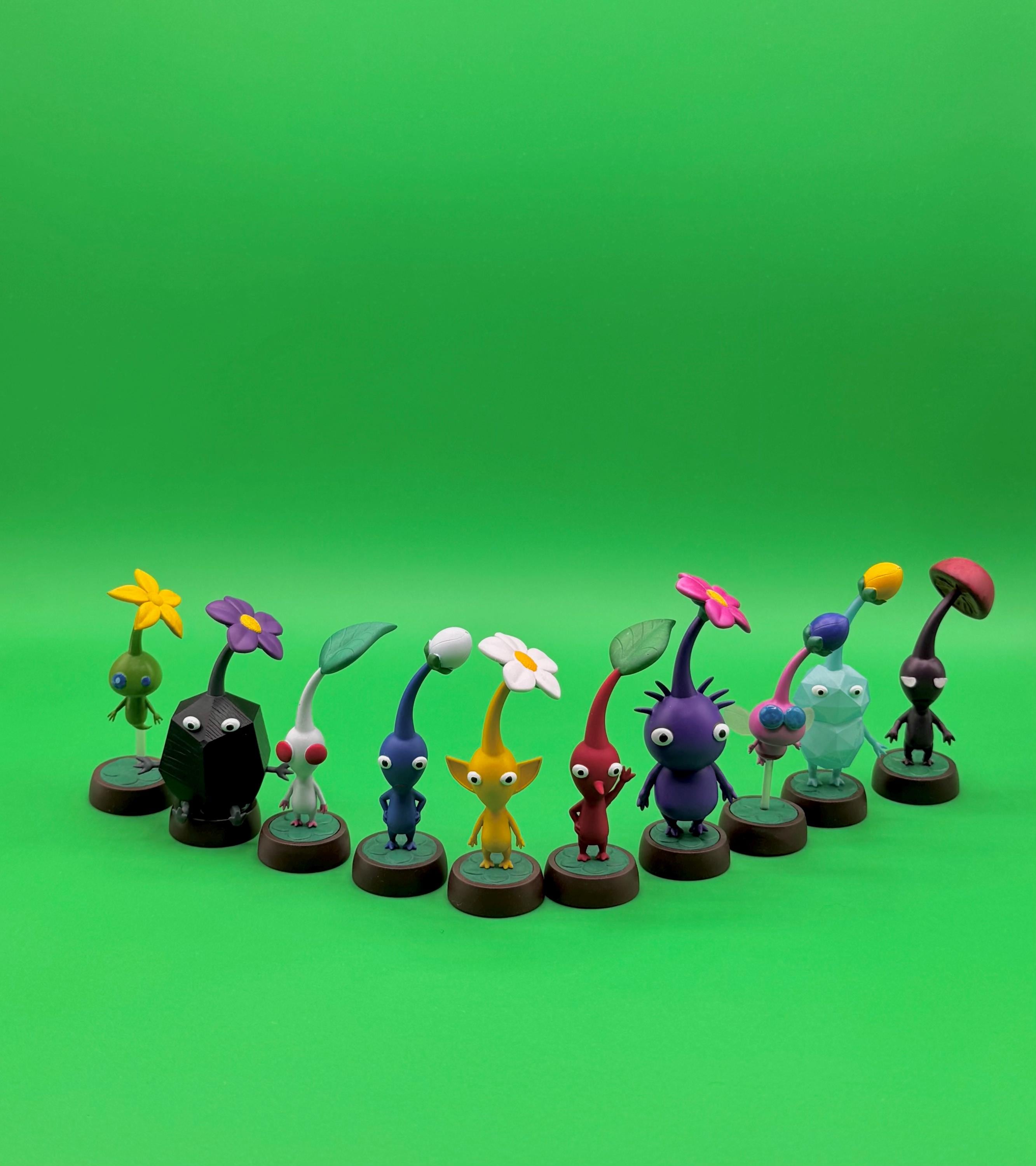 Pikmin Inspired FULL BUNDLE Custom Made Resin Print 3d Figure