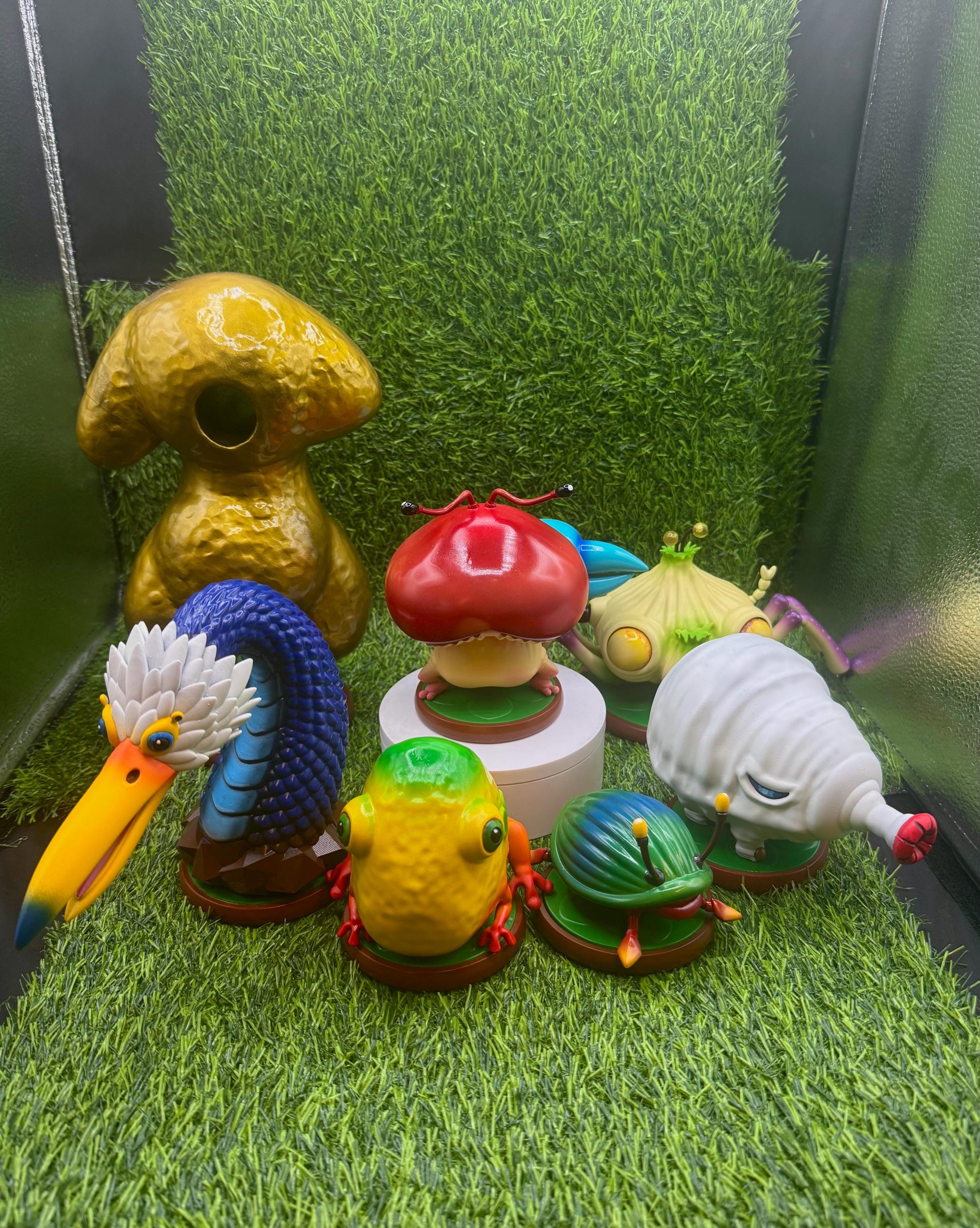 Pikmin Inspired Creatures Custom Made Resin Print 3d Figure