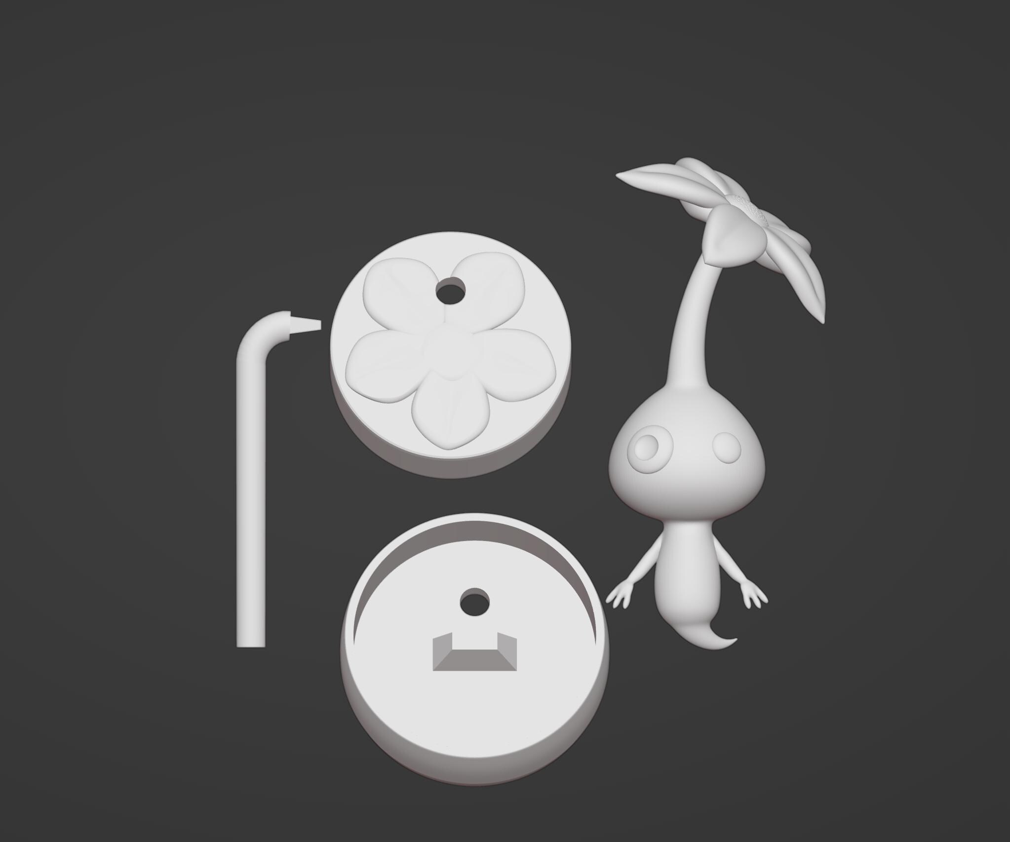 Pikmin Inspired Glow Pikmin STL 3D Print File Download - Etsy