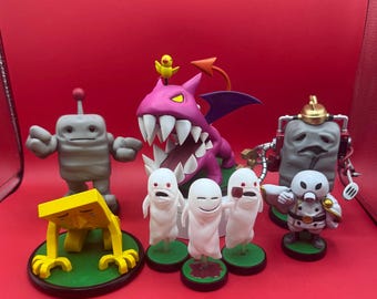 Mother 3 inspired enemies custom made resin 3d print figure collectible Nintendo