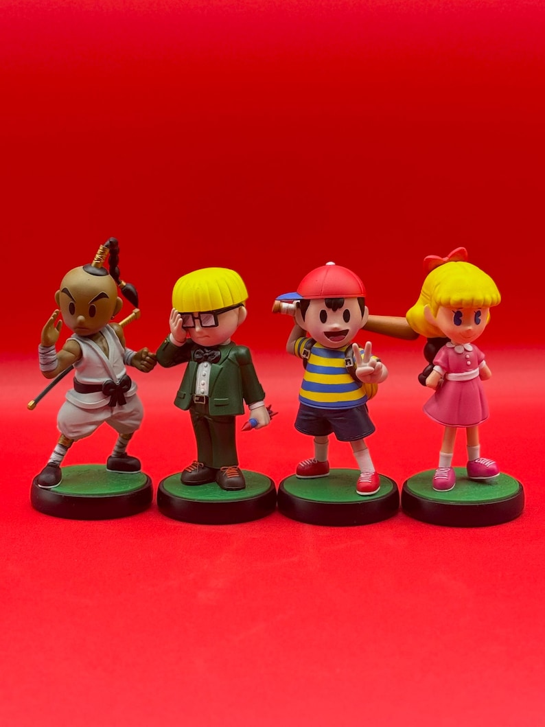 Earthbound/ Mother 2 Inspired Main Party Members Custommade Resin 3d