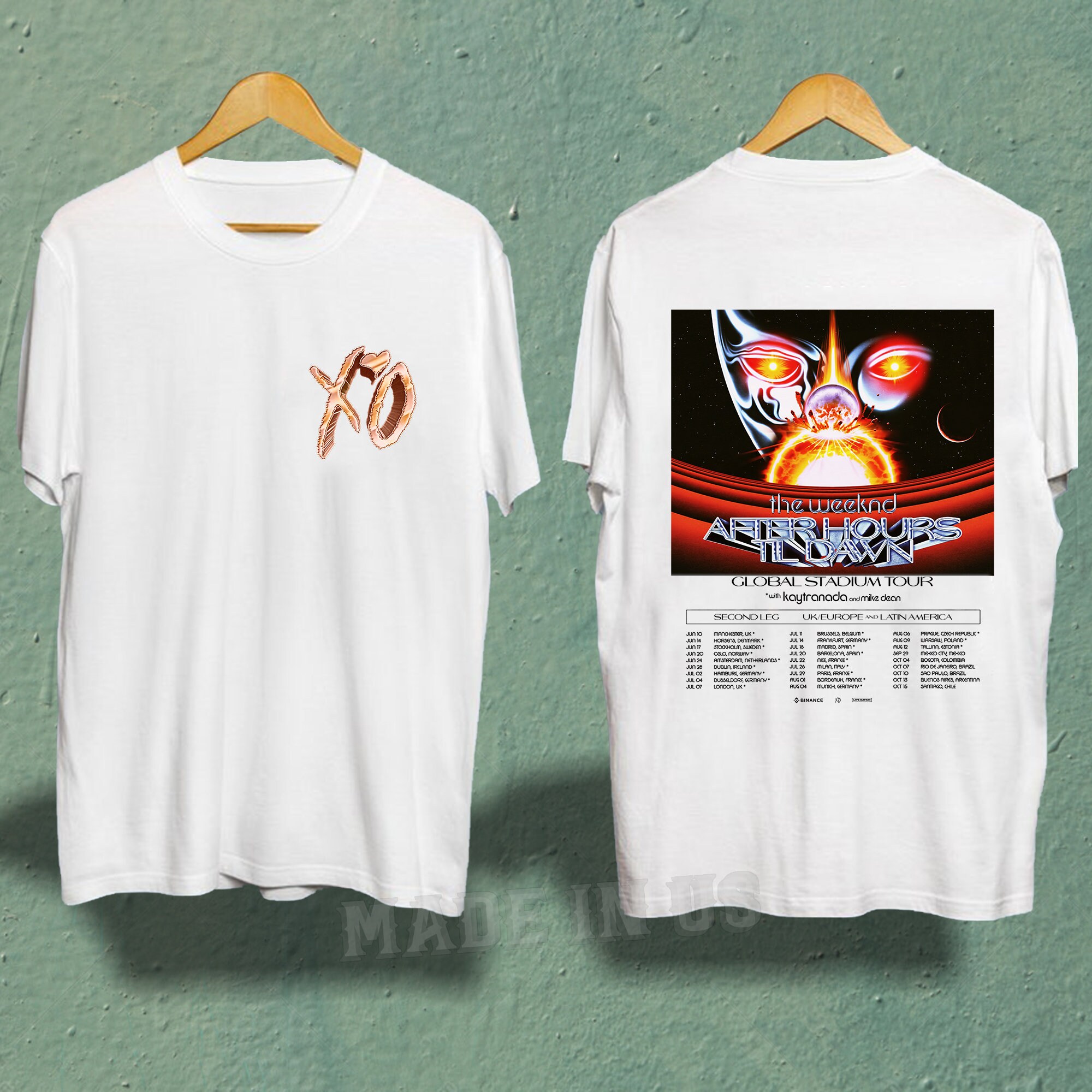 Weeknds After Hours Til Dawn Tour 2023 Shirt, Weeknds 2023 Merch sold ...