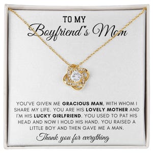 Geschenk für die Mutter des Freundes, für meine Mutter des Freundes Geschenk, Weihnachtsgeschenk für die Mutter des Freundes, Geburtstagsgeschenk für die Mutter des Freundes, Muttertagskarte