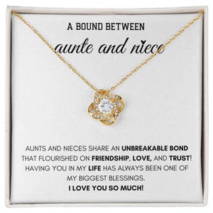 Geschenk für Nichte, Sterling Gold Halskette für meine Nichte Geburtstagsgeschenk, Weihnachtsgeschenk, Hochzeitsgeschenk von Tante, Nichte Schmuck, Halskette von Onkel
