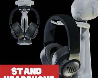 Druckbarer Roboter-Kopfhörerständer, STL-Datei (Digital Download)