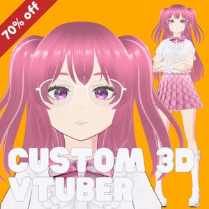 Maak van je Live2D vtuber-model een 3D VRoid-model, 3D VTuber, VStreamer, VRChat, 3D-avatar, vseeface, Vroid