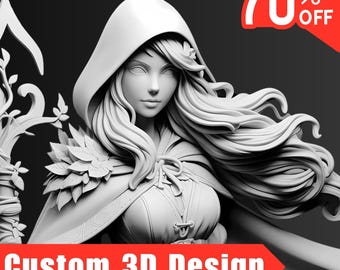 Custom 3D Model, Character Sculpting for 3D Printing