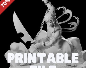 Uzui Tengen STL-Datei, Kimetsu no Yaiba 3D Druck (Digitaler Download)