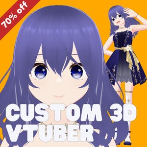 Maak van je Live2D vtuber-model een 3D VRoid-model, 3D VTuber, VStreamer, VRChat, 3D-avatar, vseeface, Vroid