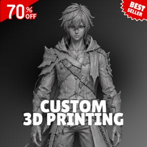 Custom 3D Character Model for printing,Custom 3D Design service,Custom 3D Figur,Custom 3D Model Design,(STL,OBJ,BLEND)