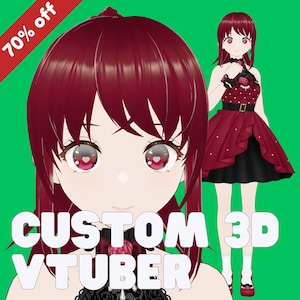 Maak van je Live2D vtuber-model een 3D VRoid-model, 3D VTuber, VStreamer, VRChat, 3D-avatar, vseeface, Vroid