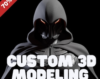 Custom 3D Model STL File, 3D Printing, Character, Miniature (Digital Download)