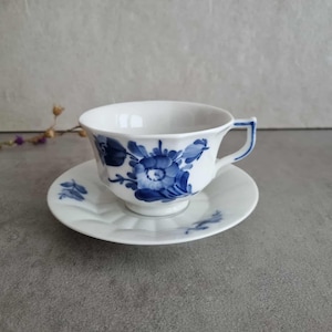 Royal Copenhagen Blue Flowers Teacup & Saucer