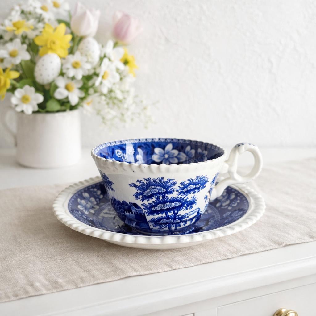 Spode blue tower - Etsy 日本
