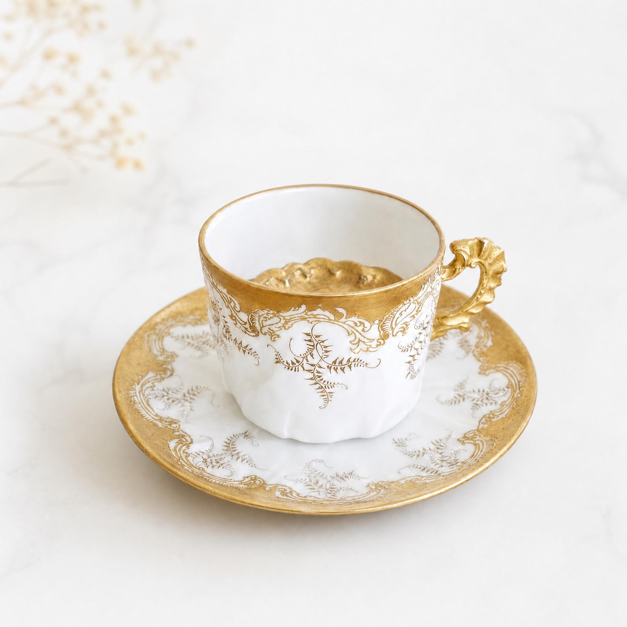 Limoges Maison Londe Cup and Saucer – Victor Hugo Connection