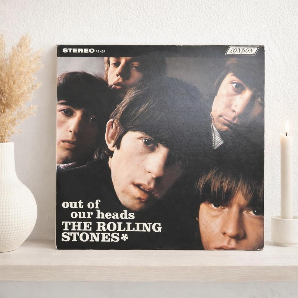 Vintage 1965 Vinyl Album the Rolling Stones 'out of Our Heads