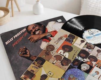 Vintage 1982 Vinyl Album Billy Preston Pressin' on Motown 260 15