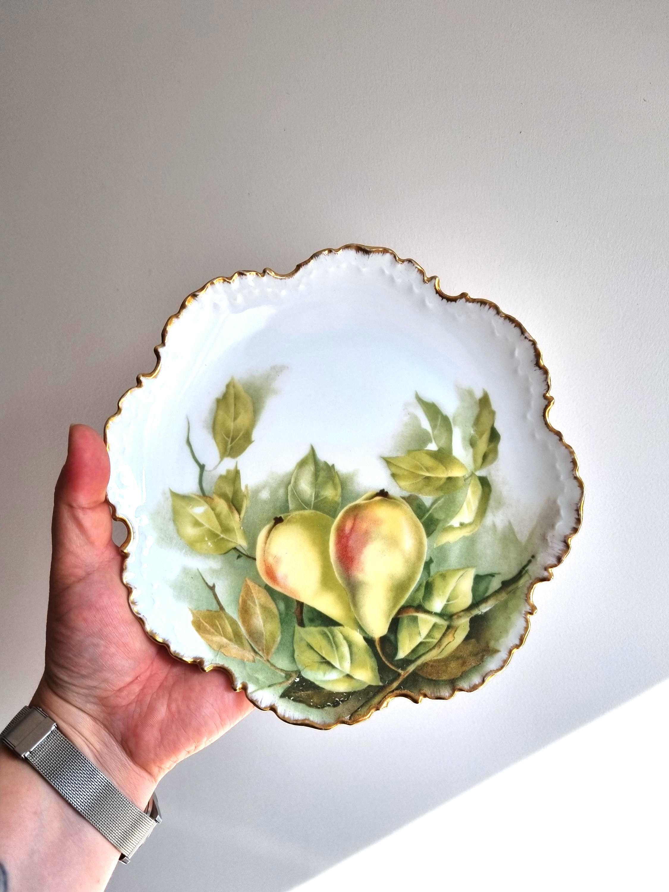 イタリア ヴィンテージ*古い ブラス コンポート*フルーツ プレート*花 イタリア ヴィンテージ*古い ブラス コンポート*フルーツ プレート*花