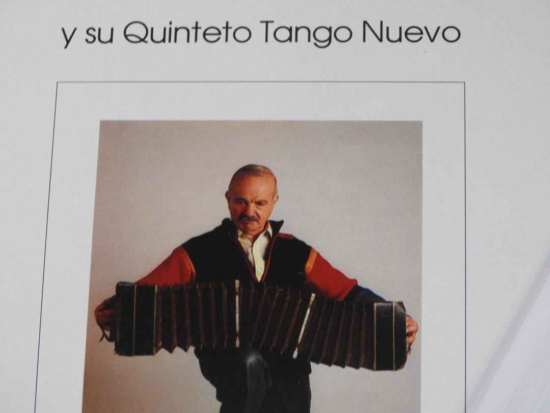 Vintage 1986 Vinyl Album Astor Piazzolla Y Su Quinteto Tango
