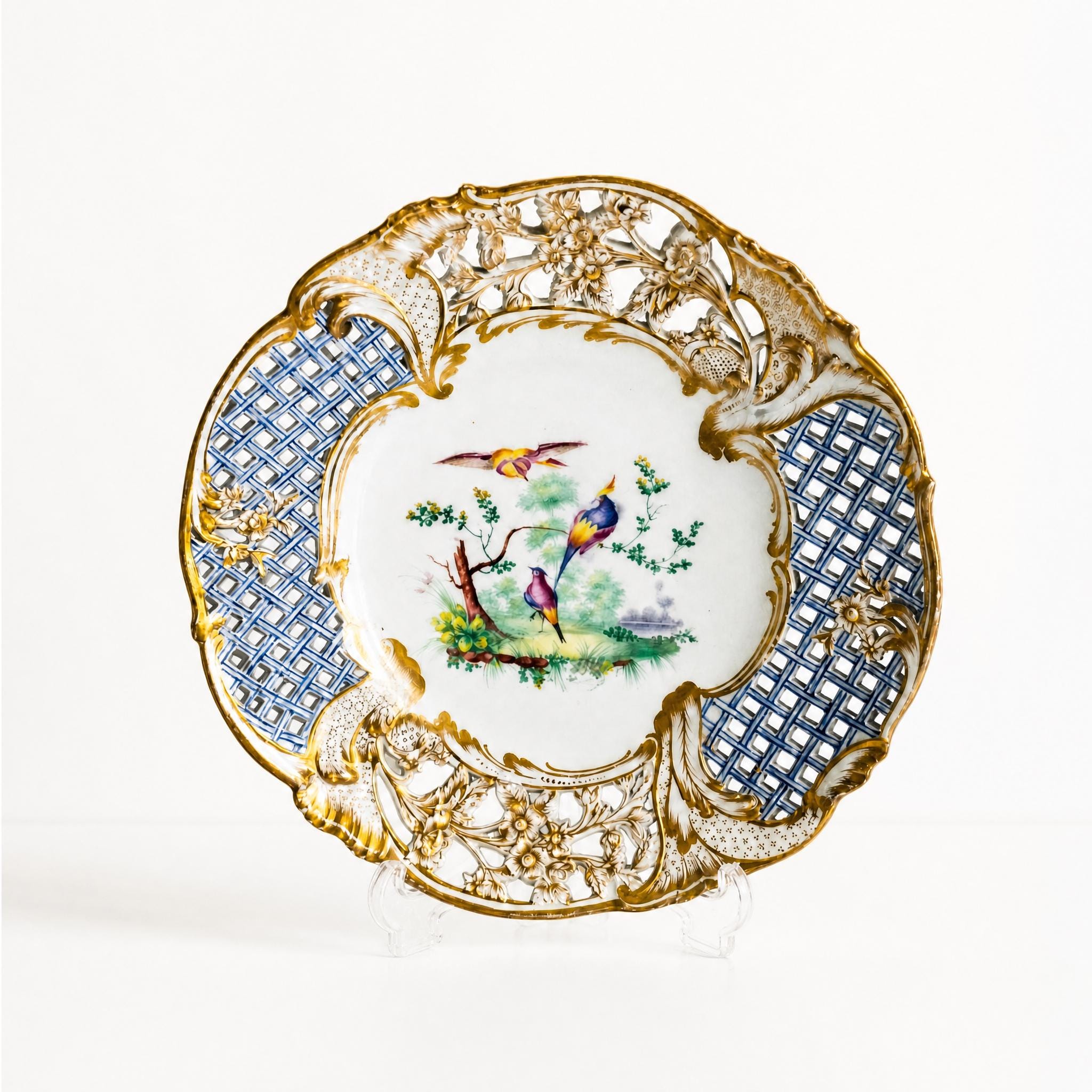 セーヴル磁器皿 1780年代 王室委託品 マリー・アントワネットから