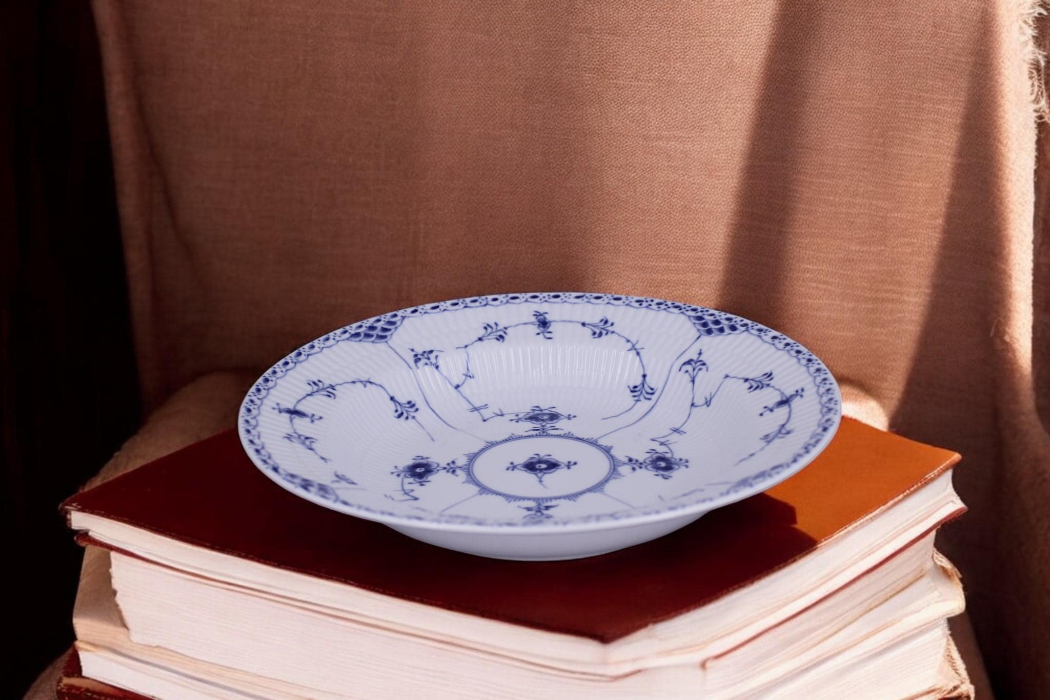 ロイヤルコペンハーゲンブルーフルテッドハーフレース25cm深皿 ブルーフルーテッド ロイヤルコペンハーゲン ハーフレース プレート