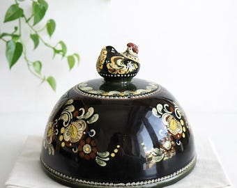 Vintage Hans Schneider Steffisburg Switzerland Set of 6 Folk Art