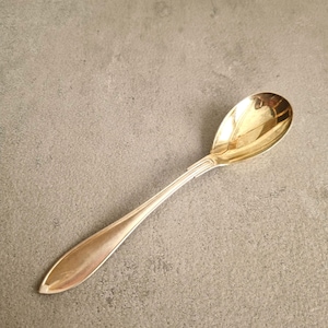 Antique Silver Plated Spoon Sweden 1900s, Vintage Tableware, Collectible Flatware, Scandinavian Silver Cutlery 14 cm