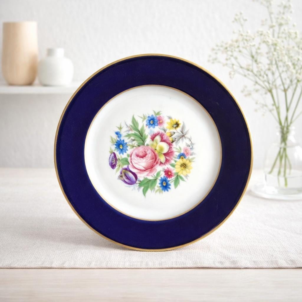 Rosenthal Germany Fine Porcelain Dessert Plate – Floral Design
