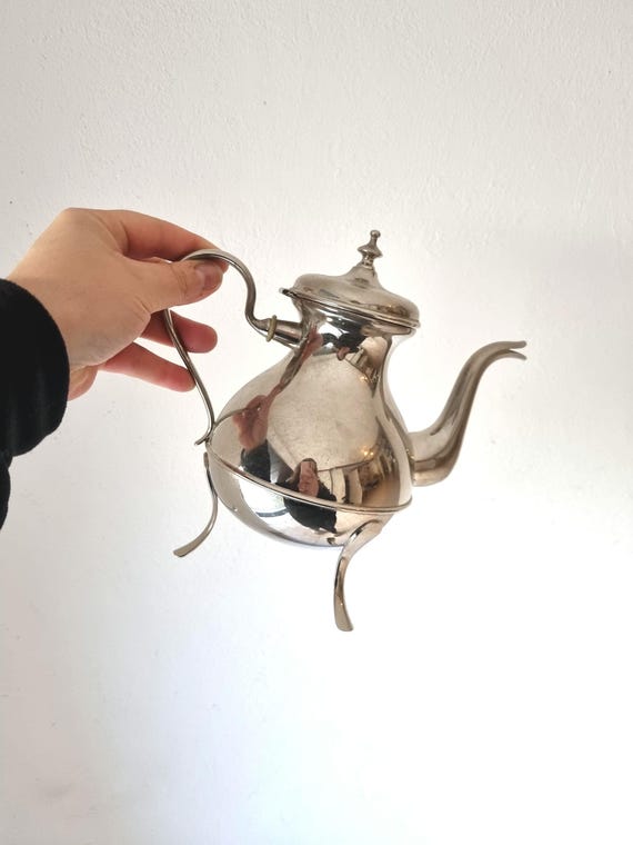 Antique Silver Plated Teapot. Oskar Nilsson, Eskilstuna