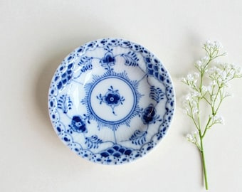 ロイヤルコペンハーゲン ブルーフルーテッド ハーフレースプレート